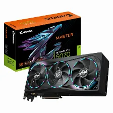 Tarjeta De Video Gigabyte Aorus Geforce Rtx 5070 Master 12g, 12gb, 192 Bit, Gddr7, Pci Express X16 5.0